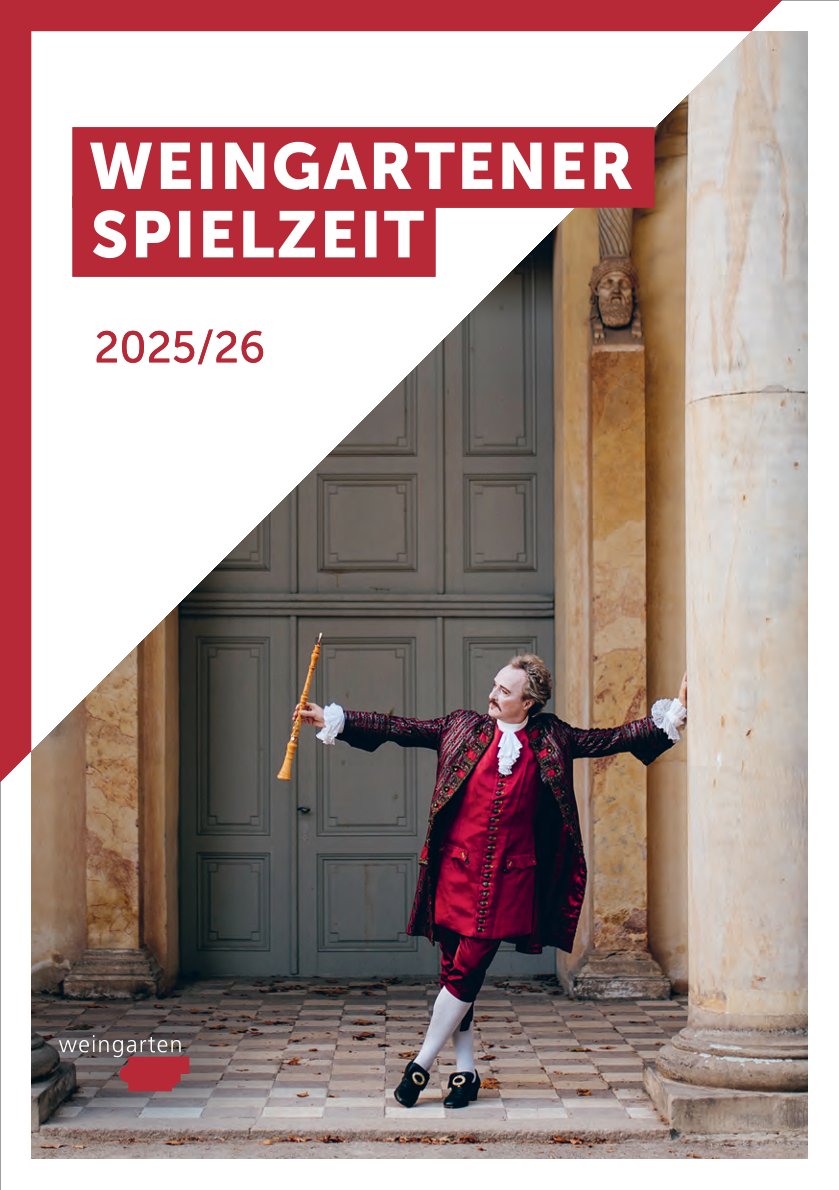 Titelblatt Weingartener Spielzeit 2025/26